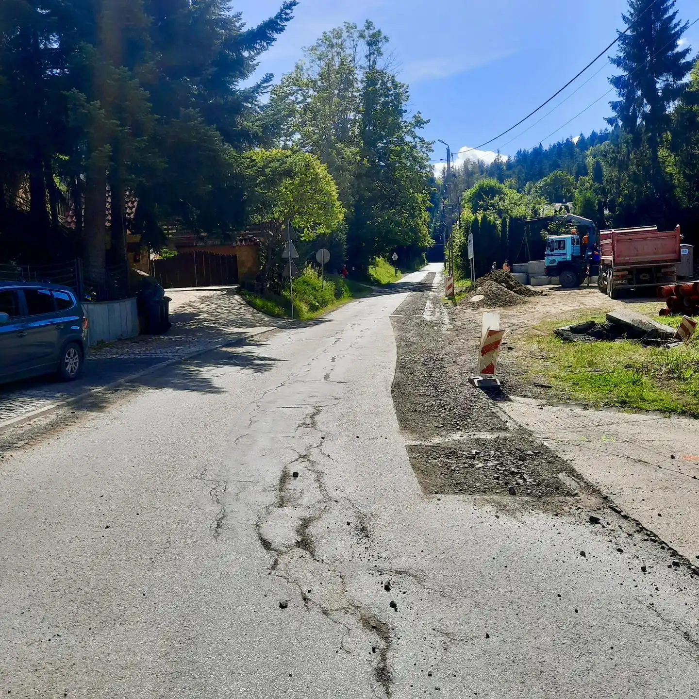 Drogi w Gminie Krynica-Zdrój w remoncie. Inwestycje nabierają tempa