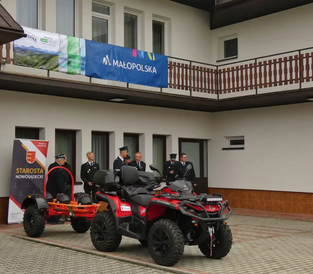 OSP Głębokie otrzymało nowoczesnego quada