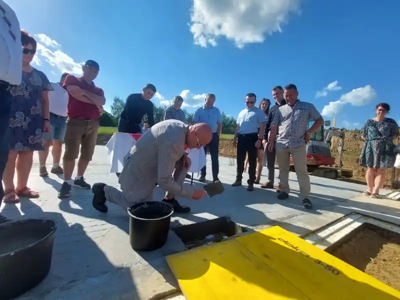 Akt erekcyjny pod inwestycję w Łyczanej wmurowany