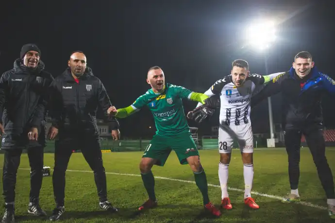 Sandecja pokonuje w Niepołomicach Arkę Gdynia