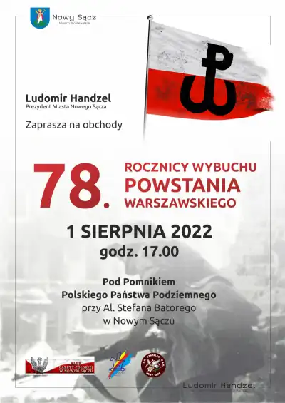 Nowy Sącz: 78. Rocznica Wybuchu Powstania Warszawskiego