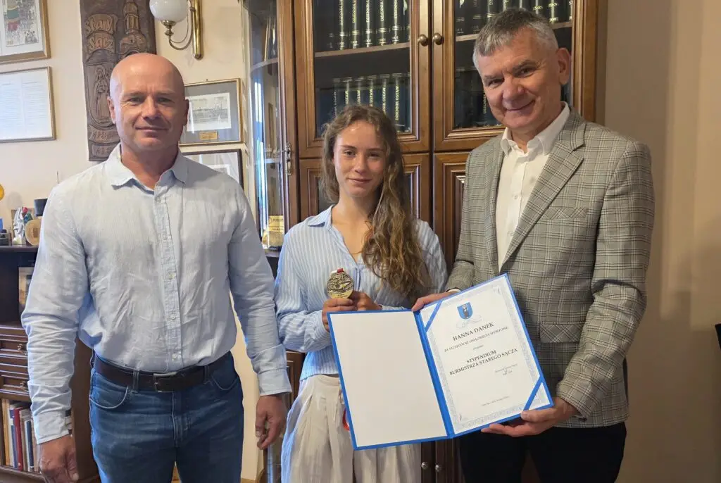 Ma złoto mistrzostw świata. Hanna Danek odebrała stypendium burmistrza