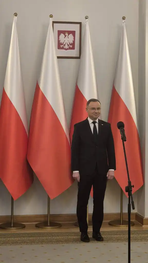 Burmistrz Starego Sącza i Wójt Gminy Korzenna na spotkaniu noworocznym z Prezydentem Andrzejem Dudą