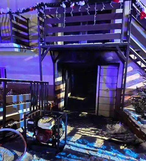 Pożar w Szczawniku. Paliło się na parterze budynku mieszkalnego