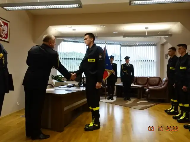 Uroczyste ślubowanie w KM PSP Nowy Sącz