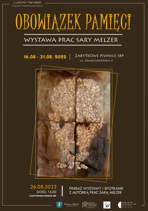 „Obowiązek pamięci” – wystawa prac Sary Melzer w Sądeckiej Bibliotece Publicznej