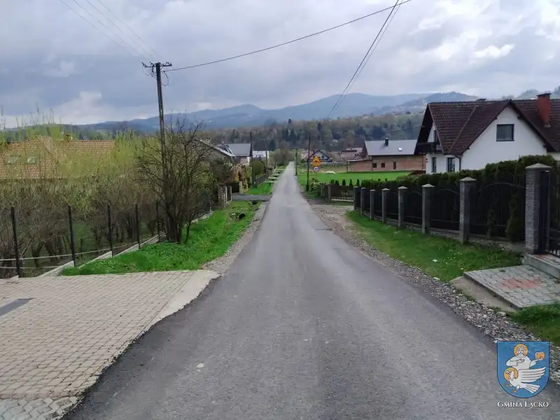 Trwa modernizacja dróg w Gminie Łącko