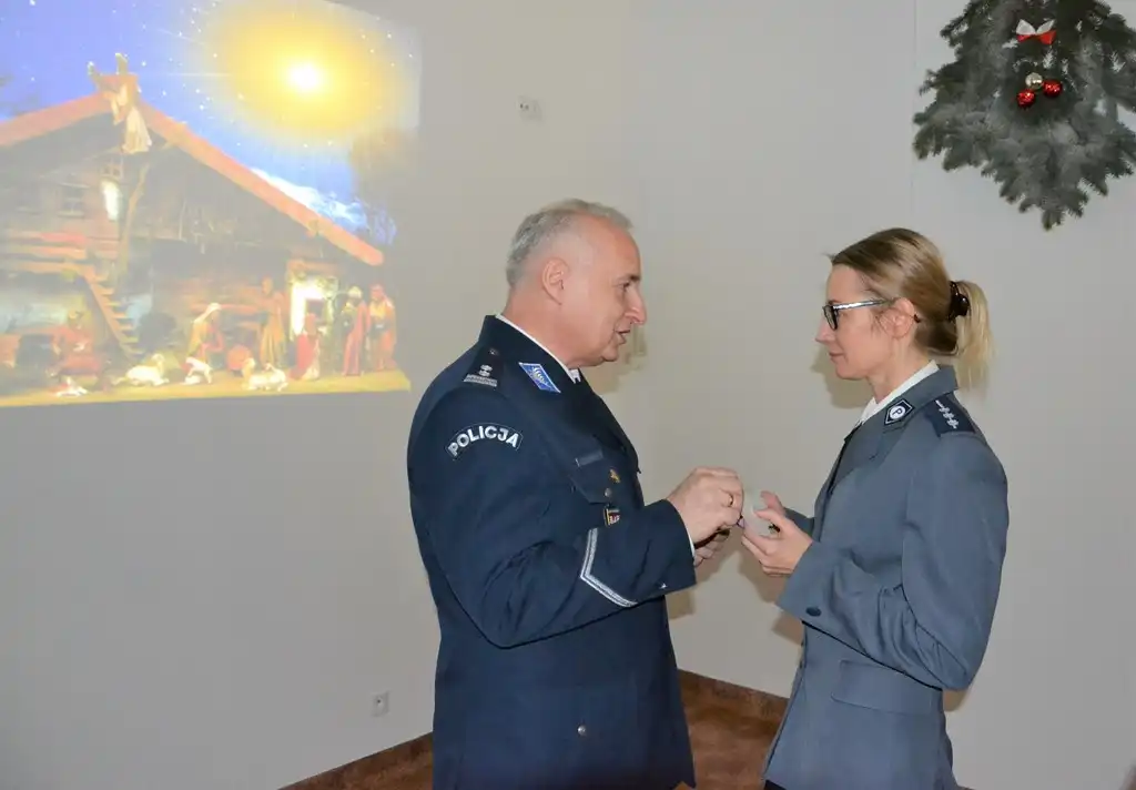 Spotkanie opłatkowe w sądeckiej komendzie