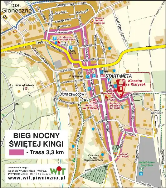 Stary Sącz: 7 maja tymczasowa zmiana organizacji ruchu w związku z Nocnym Biegiem Św. Kingi