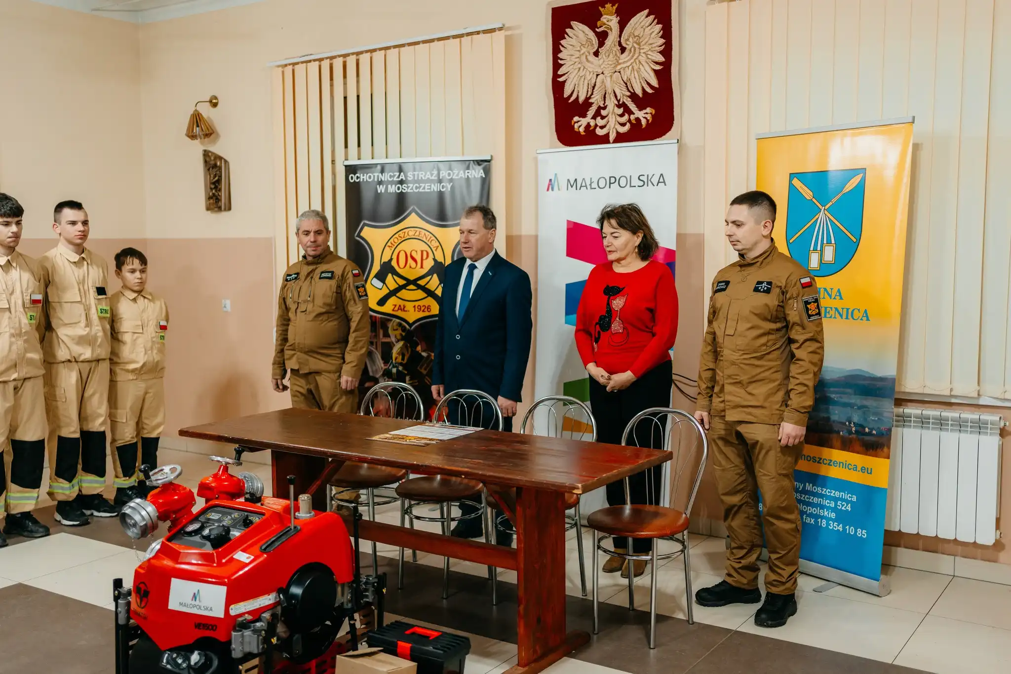 Ważna inwestycja w bezpieczeństwo. Nowy sprzęt dla OSP Moszczenica