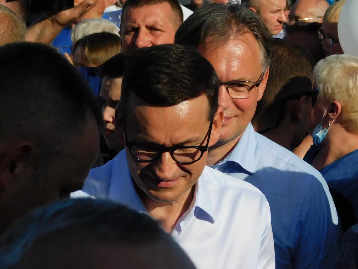 Premier Mateusz Morawiecki z wizytą w Starym Sączu [FILM]