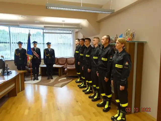 Uroczyste ślubowanie w KM PSP Nowy Sącz