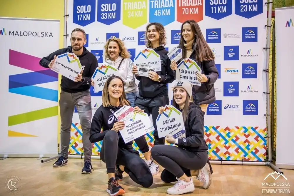 Ponad 400 biegaczy zmierzyło się z górskimi trasami Etapowej Triady w Krościenku nad Dunajcem