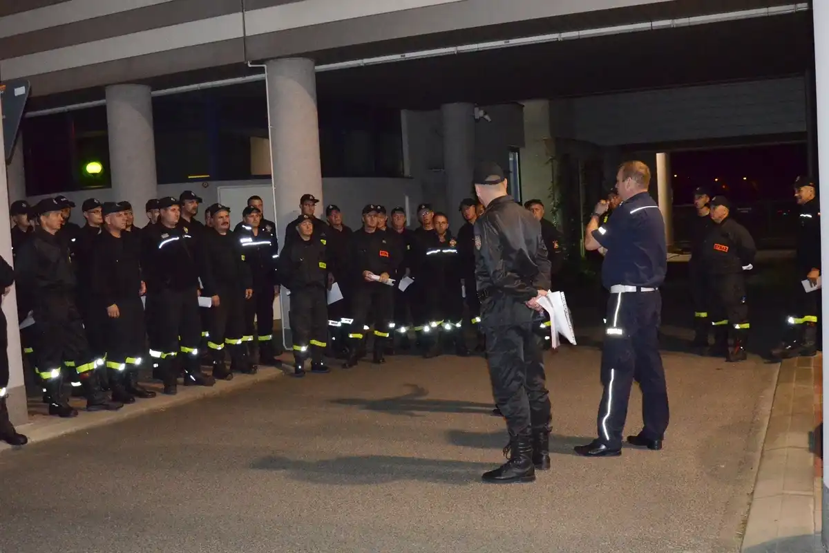 Gorliccy policjanci szkolili kierowców OSP