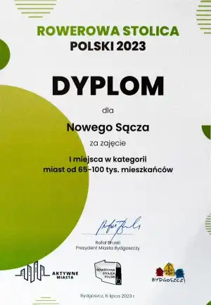 Nowy Sącz z sukcesem w rywalizacji o Puchar Rowerowej Stolicy Polski