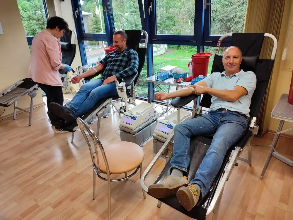 Krwiodawcy, Strażacy z Krynicy pozyskali 15 litrów krwi