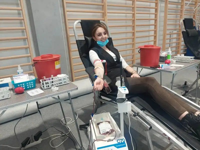 Akcja Krwiodawstwa w Korzennej. Zebrano kilkanaście litrów krwi