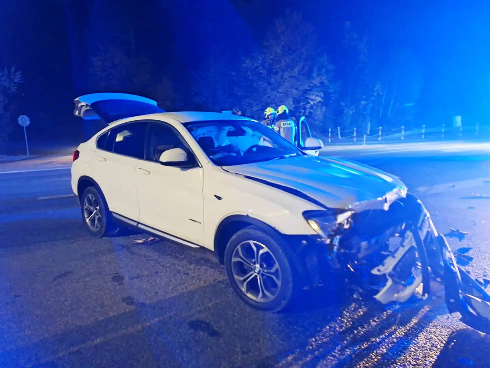 Wypadek w Nawojowej. Dwie osoby ranne