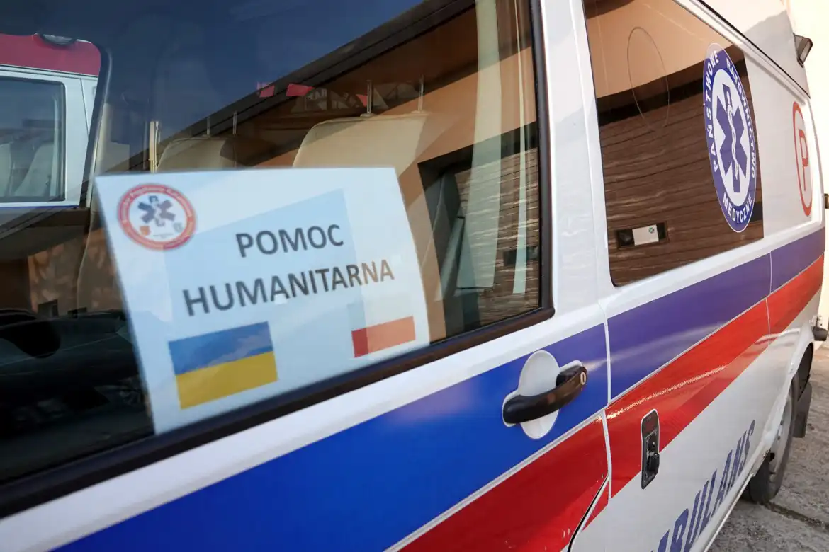Dwie karetki Sądeckiego Pogotowia Ratunkowego jadą na Ukrainę