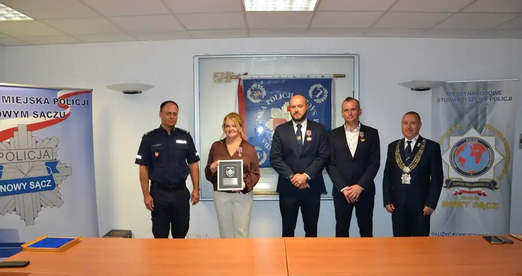 Sądecką Komendę odwiedzili Prezydent Sekcji Polskiej IPA oraz policjanci z 5 europejskich krajów