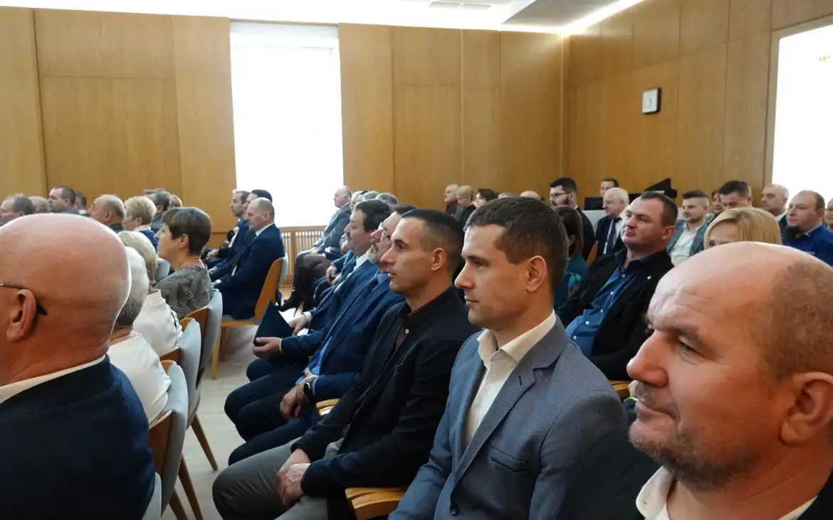 Opłatek i noworoczne wyzwania. Sołtysi Ziemi Sądeckiej spotkali się w Starostwie