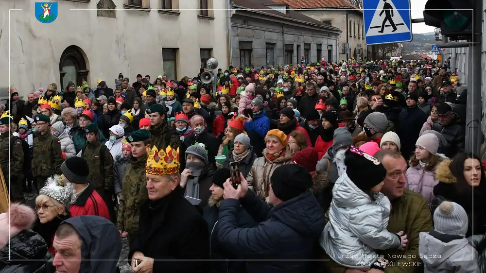 Orszak Trzech Króli już po raz dziesiąty przeszedł ulicami Nowego Sącza