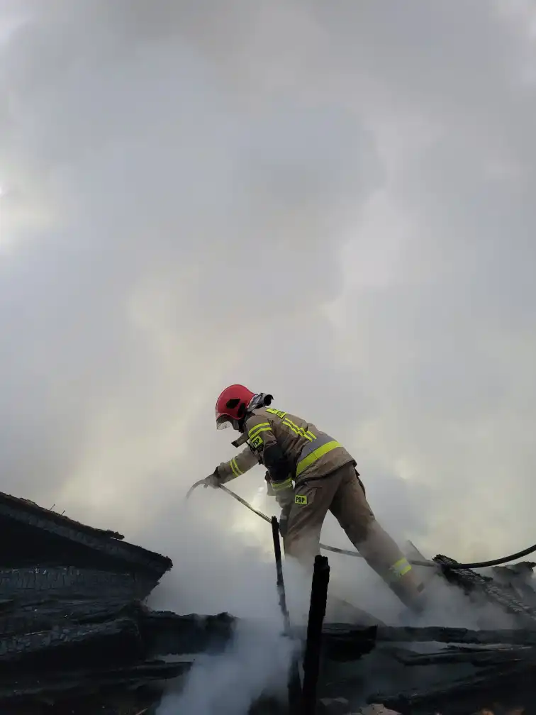 Pożar w Szczawniku. Prawdopodobną przyczyną podpalenie