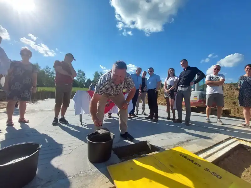 Akt erekcyjny pod inwestycję w Łyczanej wmurowany