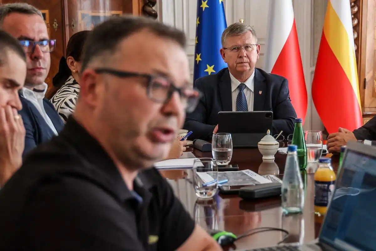 Robocze spotkanie w sprawie obwodnicy Łącka