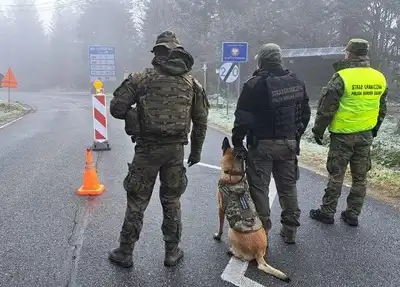 Kontrole graniczne na granicy ze Słowacją przedłużone do 1 lutego