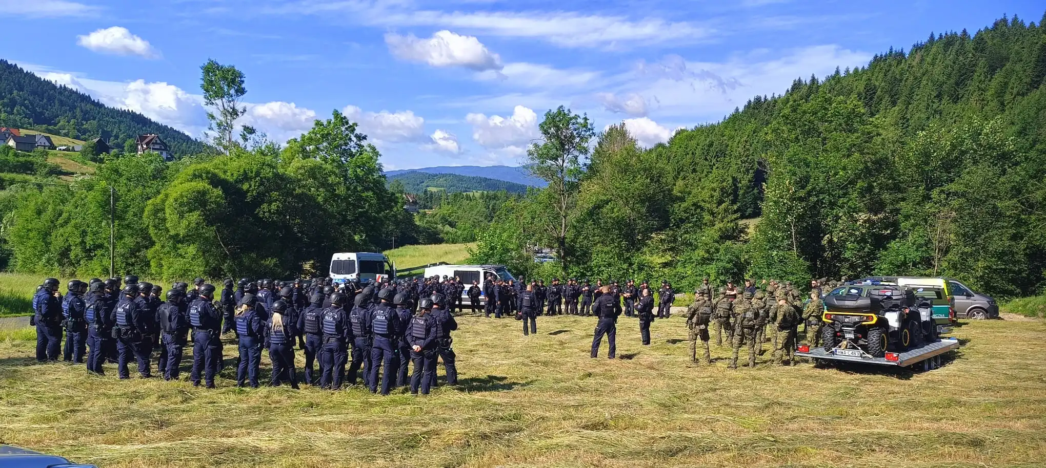 Karpacki Oddział Straży Granicznej w akcji poszukiwawczej Tadeusza Dudy