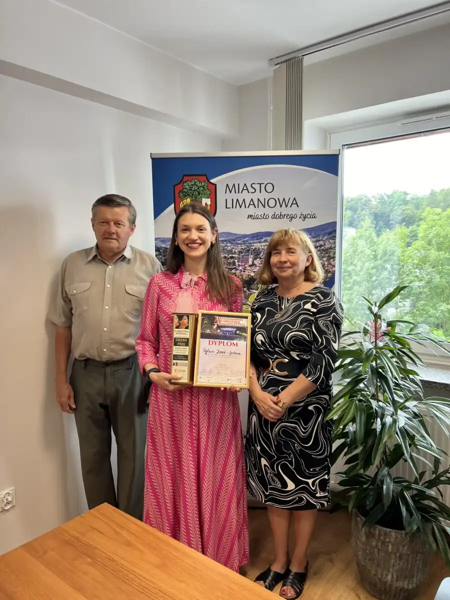 Pochodząca z Limanowszczyzny Sylwia Zelek-Golonka z Grand Prix na Międzynarodowym Festiwalu „Carpathia”
