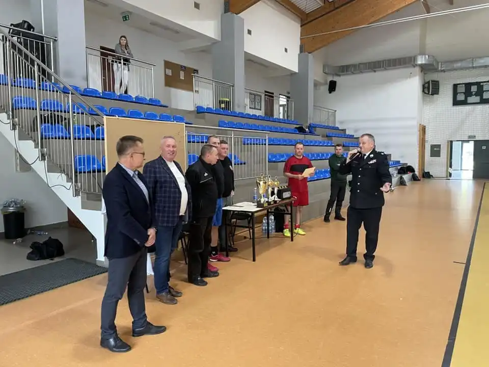 W Łącku rozegrano Powiatowy Turniej Strażaków OSP w Piłce Nożnej