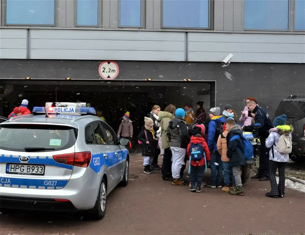 Najmłodsi odwiedzili Komendę Miejską Policji w Nowym Sączu