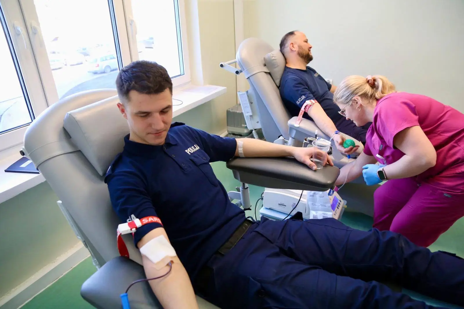 Policyjna zbiórka krwi w Limanowej. Zebrano ponad 14 litrów