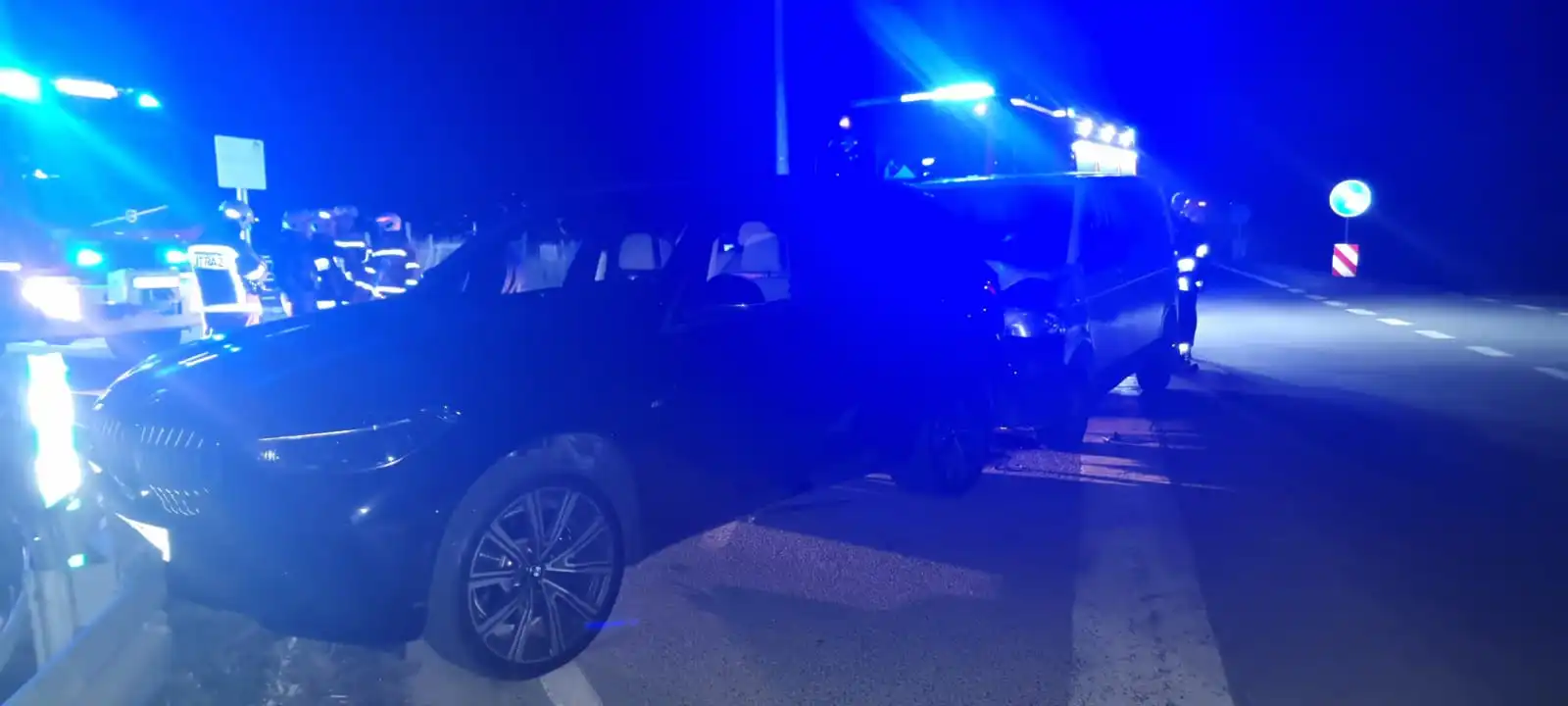 Kolizja dwóch osobówek w Starym Sączu