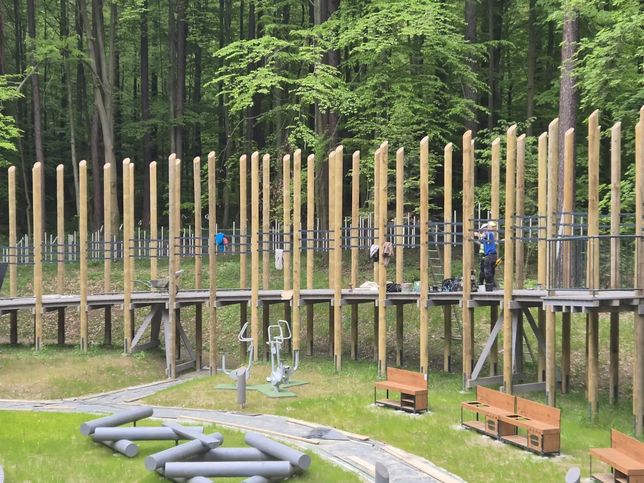 Orbisfera prawie gotowa. Na Miejskiej Górze powstaje wyjątkowa atrakcja