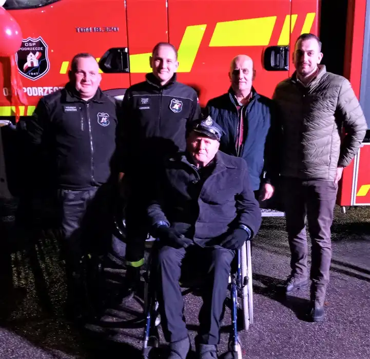 OSP Podrzecze ma nowy wóz bojowy