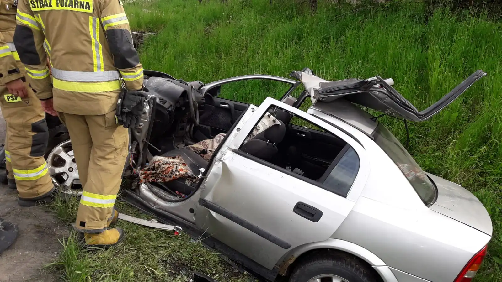 Wypadek na DK75 w Łososinie Dolnej. Dwie osoby poszkodowane