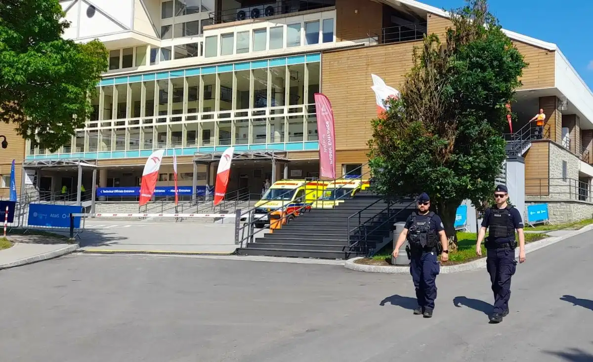 Sądecczyzna: Policjanci zabezpieczali zawody w ramach Igrzysk Europejskich