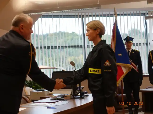 Uroczyste ślubowanie w KM PSP Nowy Sącz