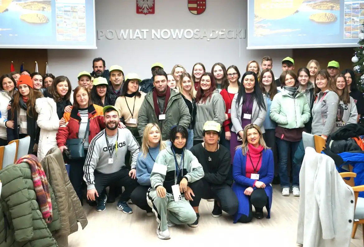 Młodzież z Niemiec, Hiszpanii, Grecji i Słowacji poznaje Sądecczyznę
