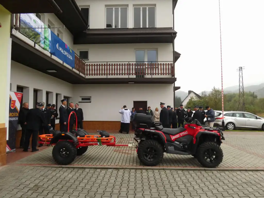 OSP Głębokie otrzymało nowoczesnego quada