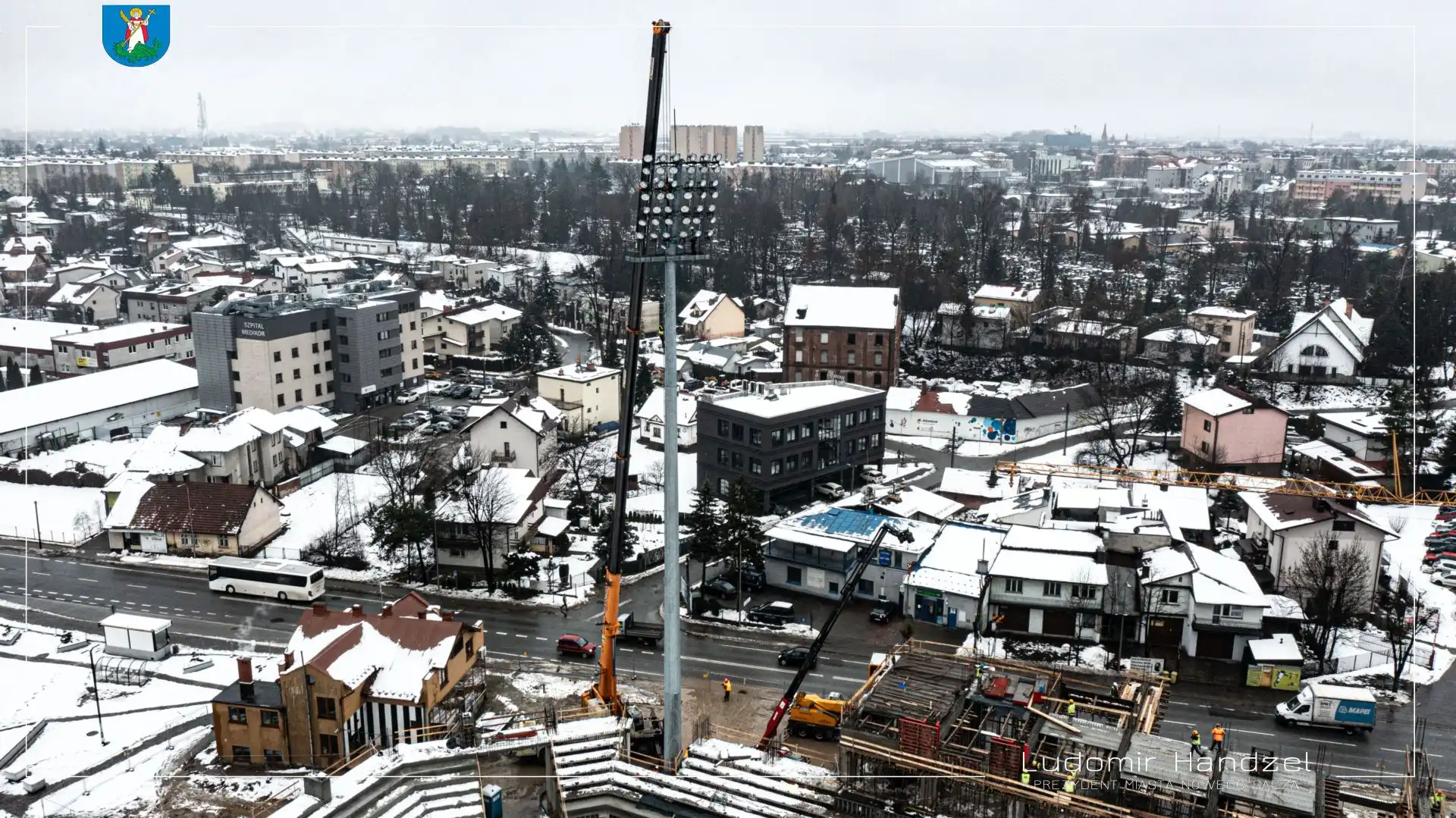 Prace na budowie stadionu miejskiego postępują