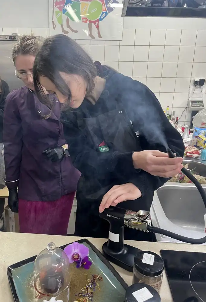 Kurs kuchni molekularnej w ZS w Starym Sączu