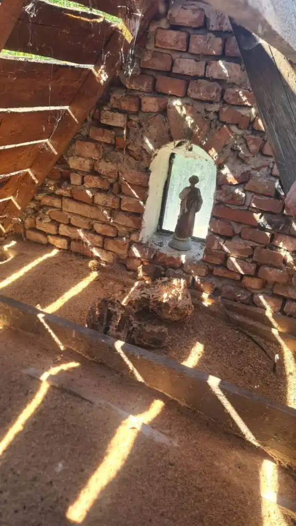 Remont kapliczki odsłonił tajemnicę sprzed lat