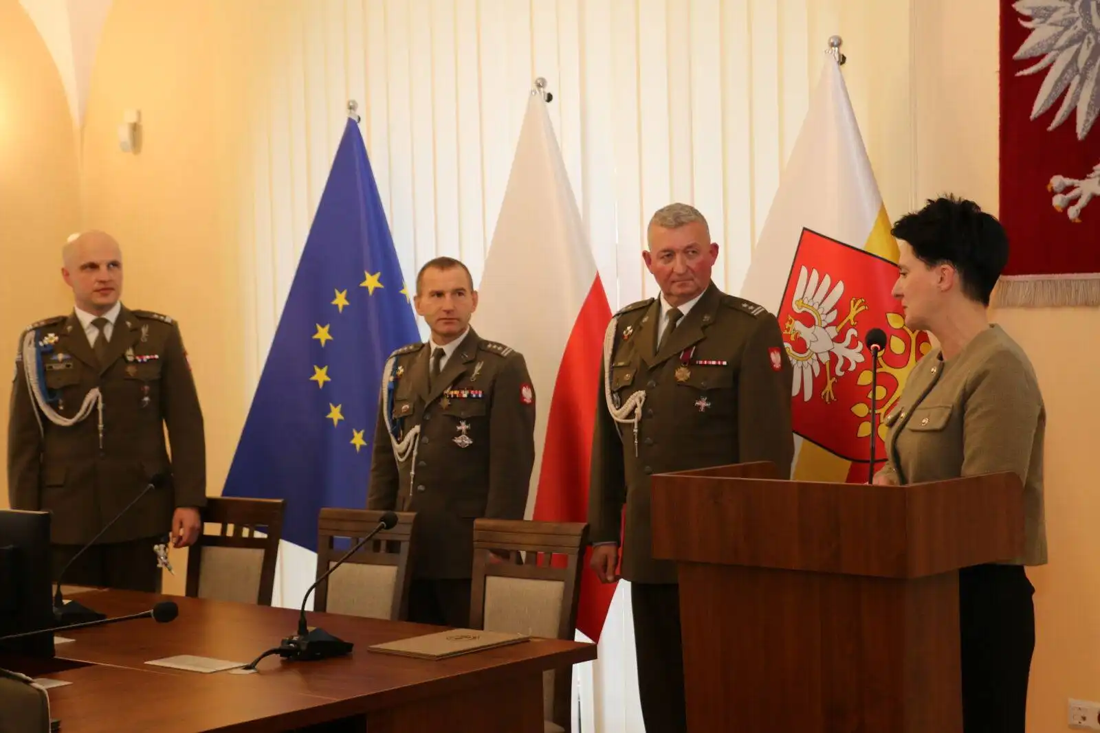 Zmiana Dowódcy w 114 Batalionie Lekkiej Piechoty w Limanowej