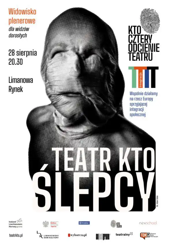 „Ślepcy” krakowskiego Teatru KTO już 28 sierpnia na limanowskim rynku