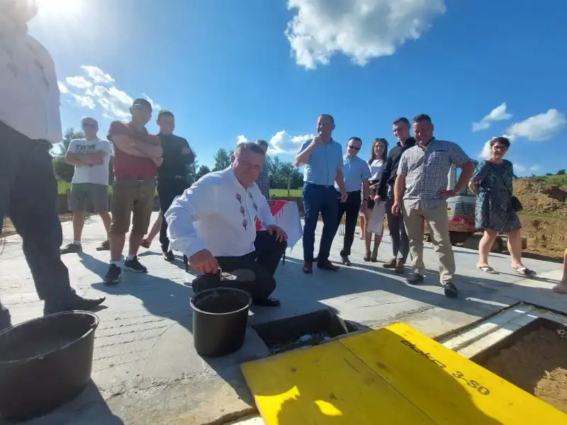 Akt erekcyjny pod inwestycję w Łyczanej wmurowany