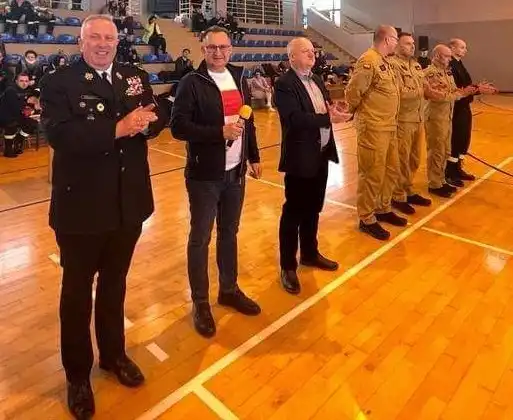 IX Powiatowe Zawody Sportowo-Pożarnicze w Brzeznej. Wzięły w nich udział 93 drużyny